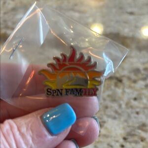 SPN Family Sunburst Pin